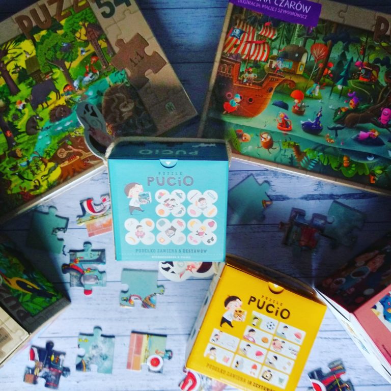 puzzle pucio nasza księgarnia dla dzieci