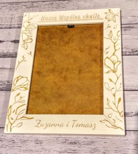ramka na zdjęcie ślubne