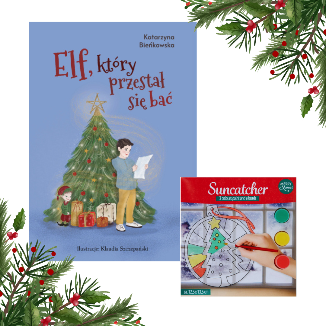 "Elf, który przestał się bać" + witraż do malowania