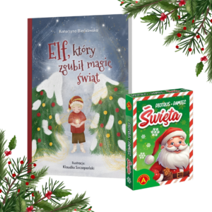 "Elf, który zgubił magię świąt" + karty Piotruś